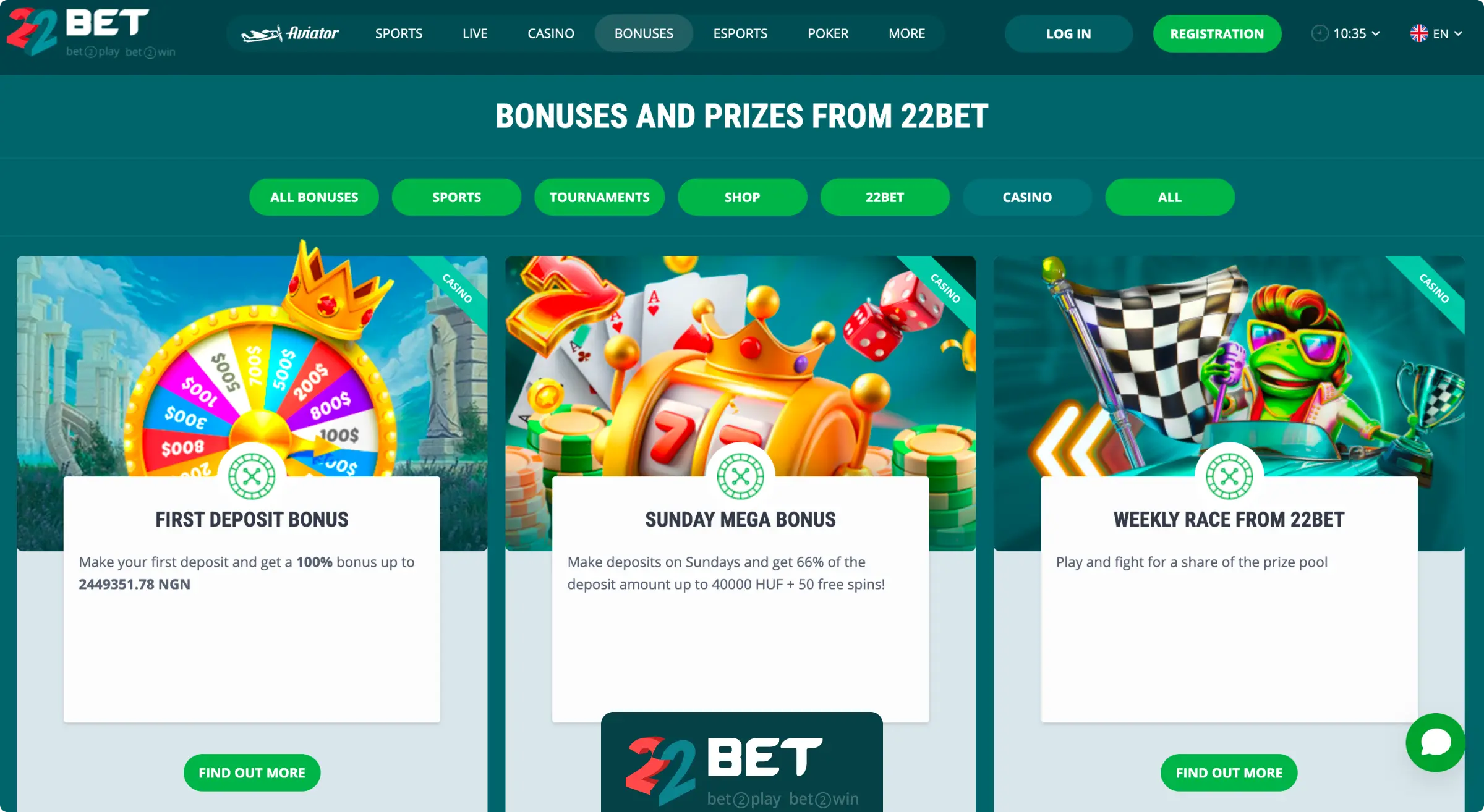 22Bet Casino Online 22Bet Casino Online